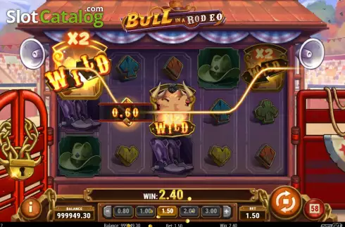 Скрин5. Bull in a Rodeo слот