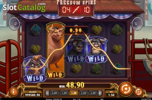 Скрин9. Bull in a Rodeo слот