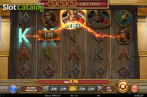 Скрин4. Gates of Troy слот