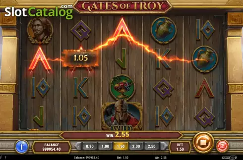 Скрин5. Gates of Troy слот