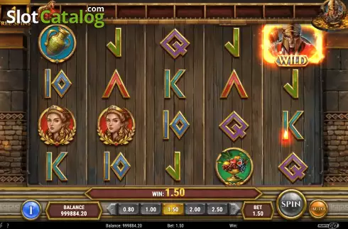 Скрин8. Gates of Troy слот