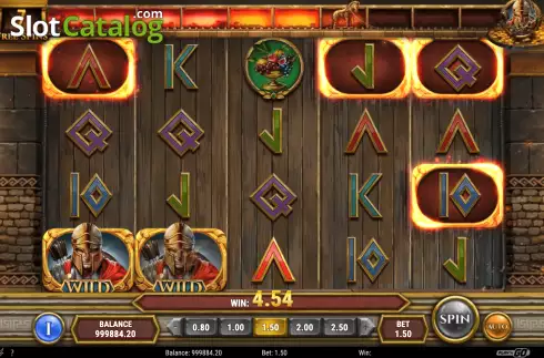 Скрин9. Gates of Troy слот