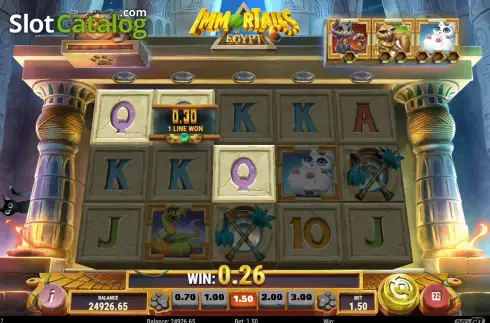 Скрин3. Immortails of Egypt слот