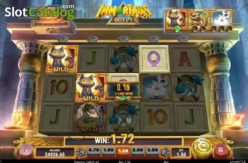 Скрин4. Immortails of Egypt слот