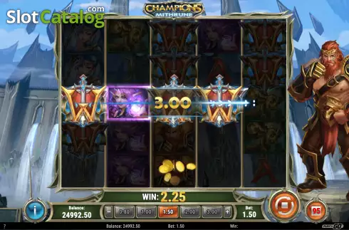 Скрин5. Champions of Mithrune слот