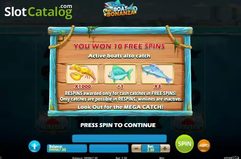 Скрин6. Boat Bonanza слот