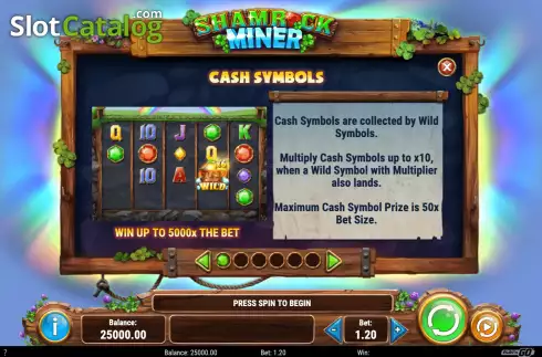 Скрин9. Shamrock Miner слот