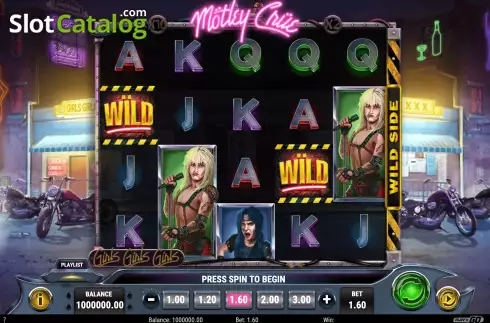 Скрин4. Motley Crue слот