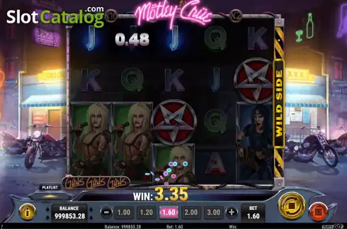 Скрин5. Motley Crue слот