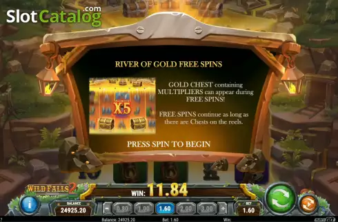 Скрин7. Wild Falls 2 слот