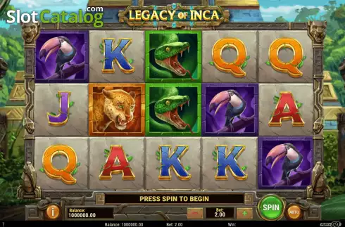 Скрин3. Legacy of Inca слот