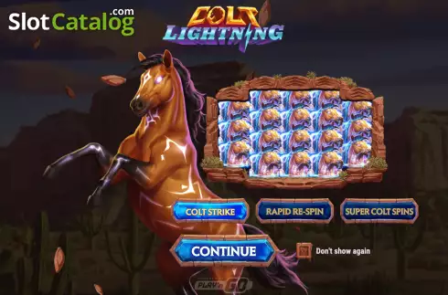Скрин2. Colt Lightning слот