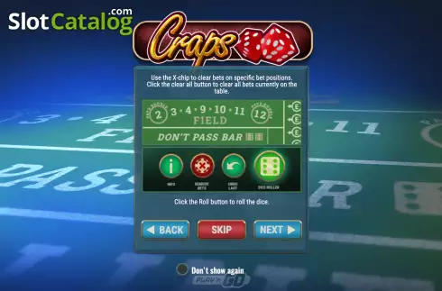 Скрин4. Craps (Play'n Go) слот