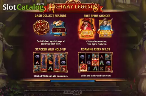 Скрин2. Highway Legends слот