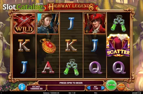 Скрин3. Highway Legends слот