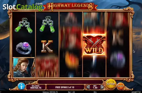 Скрин8. Highway Legends слот