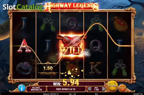 Скрин9. Highway Legends слот
