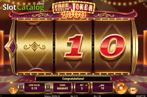 Скрин5. Free Reelin Joker 1000 слот