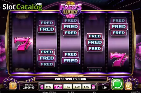 Скрин2. Fred's Lucky 777 слот