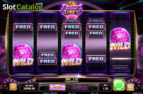 Скрин3. Fred's Lucky 777 слот