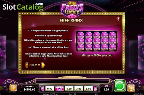 Скрин9. Fred's Lucky 777 слот