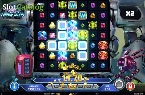Скрин7. Sparky and Shortz Hidden Joules слот