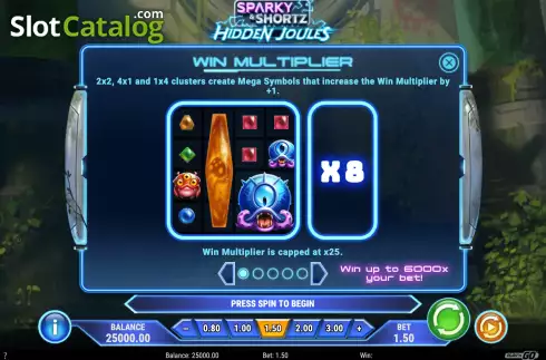Скрин9. Sparky and Shortz Hidden Joules слот
