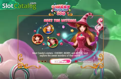 Скрин2. Sweet Alchemy 100 слот