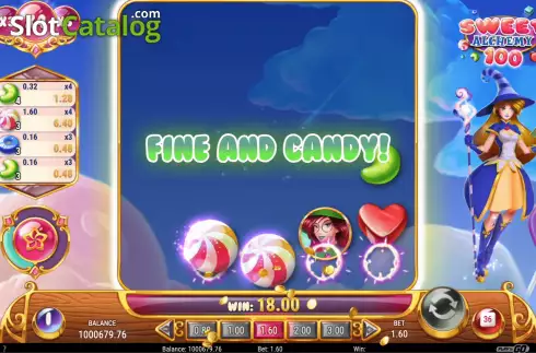 Скрин4. Sweet Alchemy 100 слот