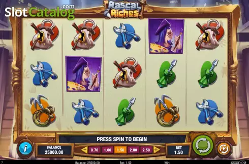Скрин3. Rascal Riches слот