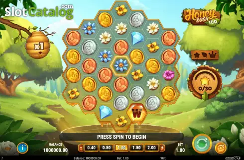 Скрин3. Honey Rush 100 слот