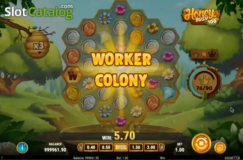 Скрин8. Honey Rush 100 слот