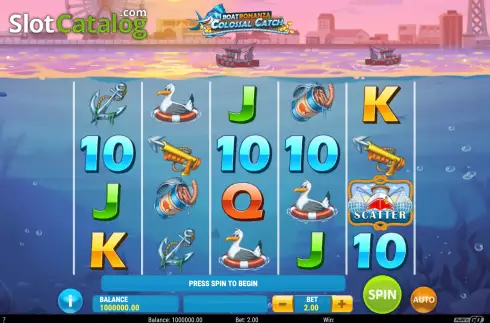 Скрин3. Boat Bonanza Colossal Catch слот