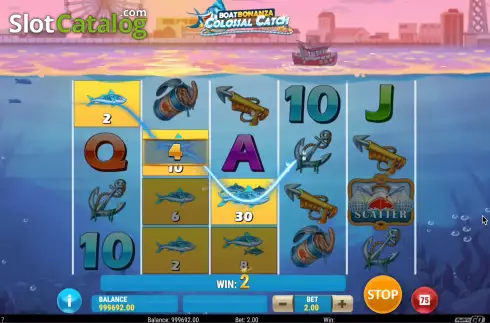 Скрин4. Boat Bonanza Colossal Catch слот