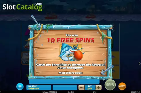 Скрин6. Boat Bonanza Colossal Catch слот