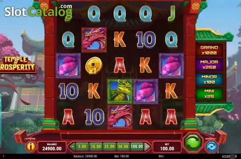 Скрин2. Temple of Prosperity слот