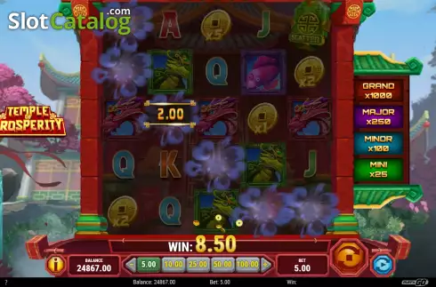 Скрин4. Temple of Prosperity слот