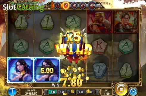 Скрин5. Return of The Green Knight слот