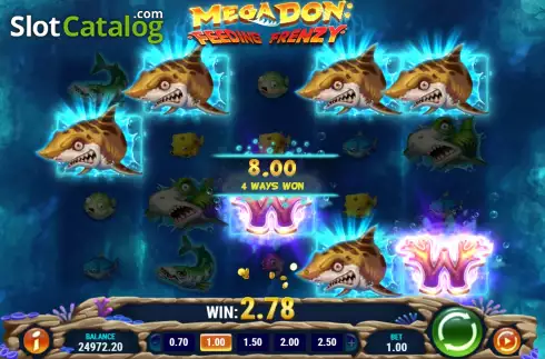 Скрин5. Mega Don Feeding Frenzy слот