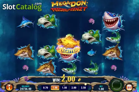 Скрин6. Mega Don Feeding Frenzy слот