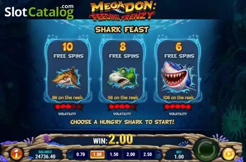Скрин7. Mega Don Feeding Frenzy слот