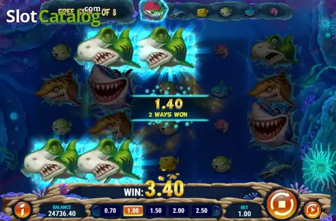 Скрин9. Mega Don Feeding Frenzy слот