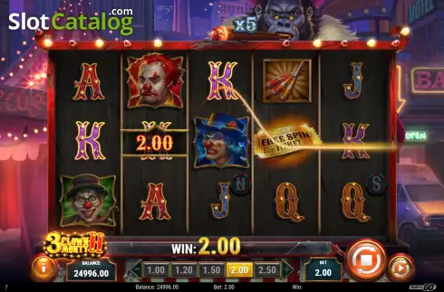 Скрин4. 3 Clown Monty 2 слот