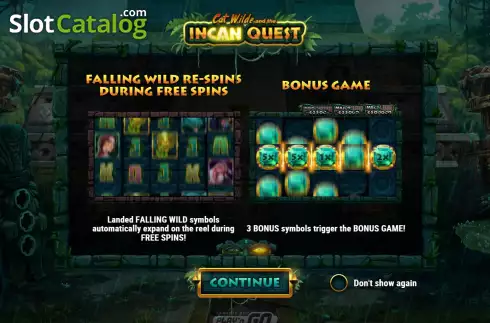 Скрин2. Cat Wilde and the Incan Quest слот