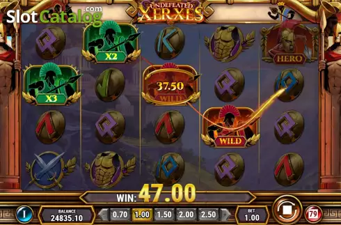 Скрин6. Undefeated Xerxes слот