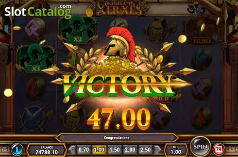 Скрин7. Undefeated Xerxes слот