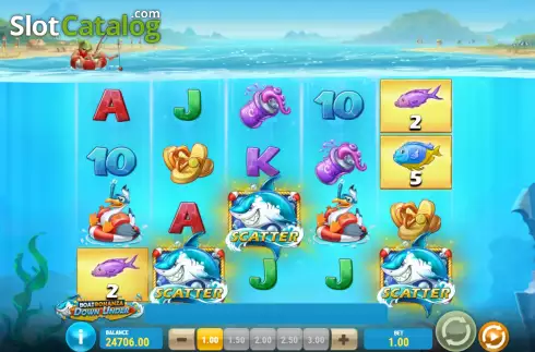 Скрин7. Boat Bonanza Down Under слот
