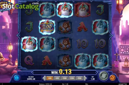 Скрин4. Mystery Genie Fortunes of the Lamp слот