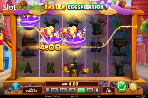 Скрин4. Easter Eggspedition слот