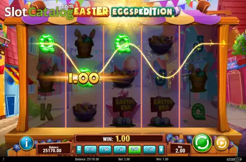 Скрин5. Easter Eggspedition слот